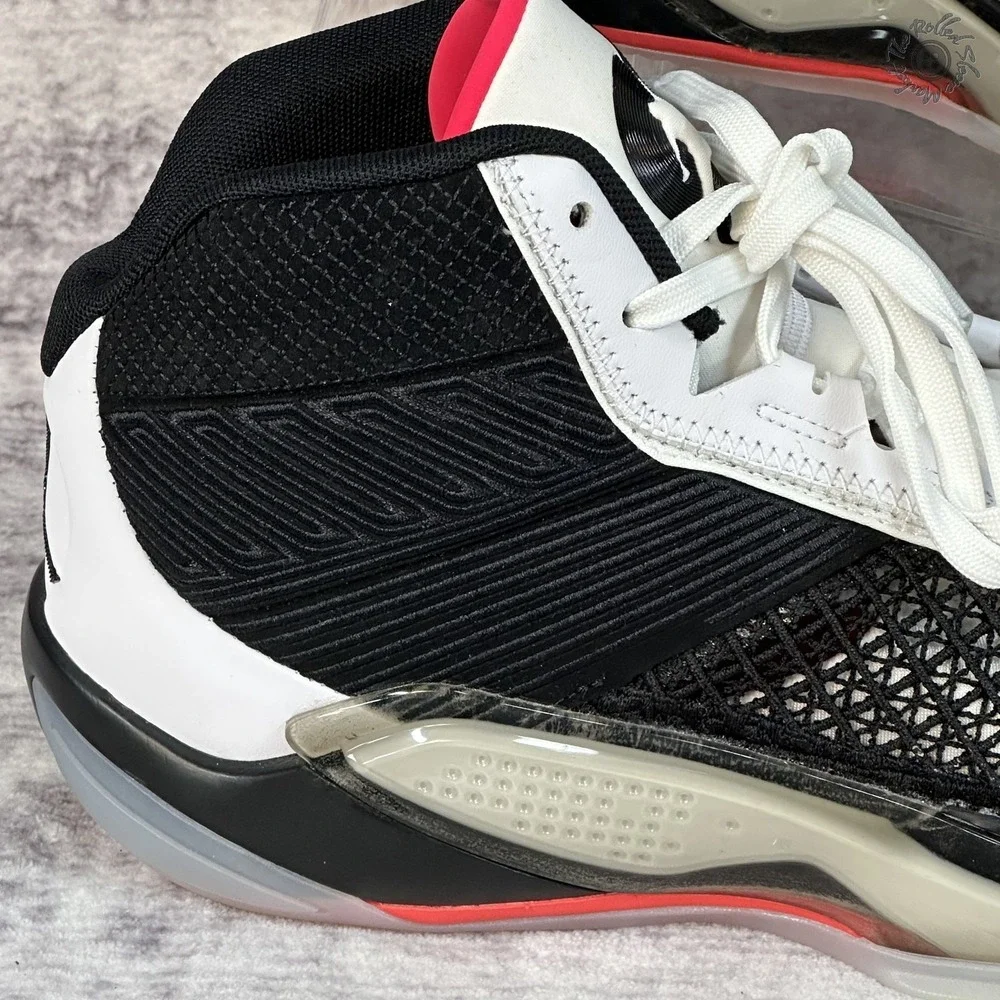 NWT‎ No Box Air Jordan 38 Fundamental Basketball Shoes White Black Sz 11 DZ3356